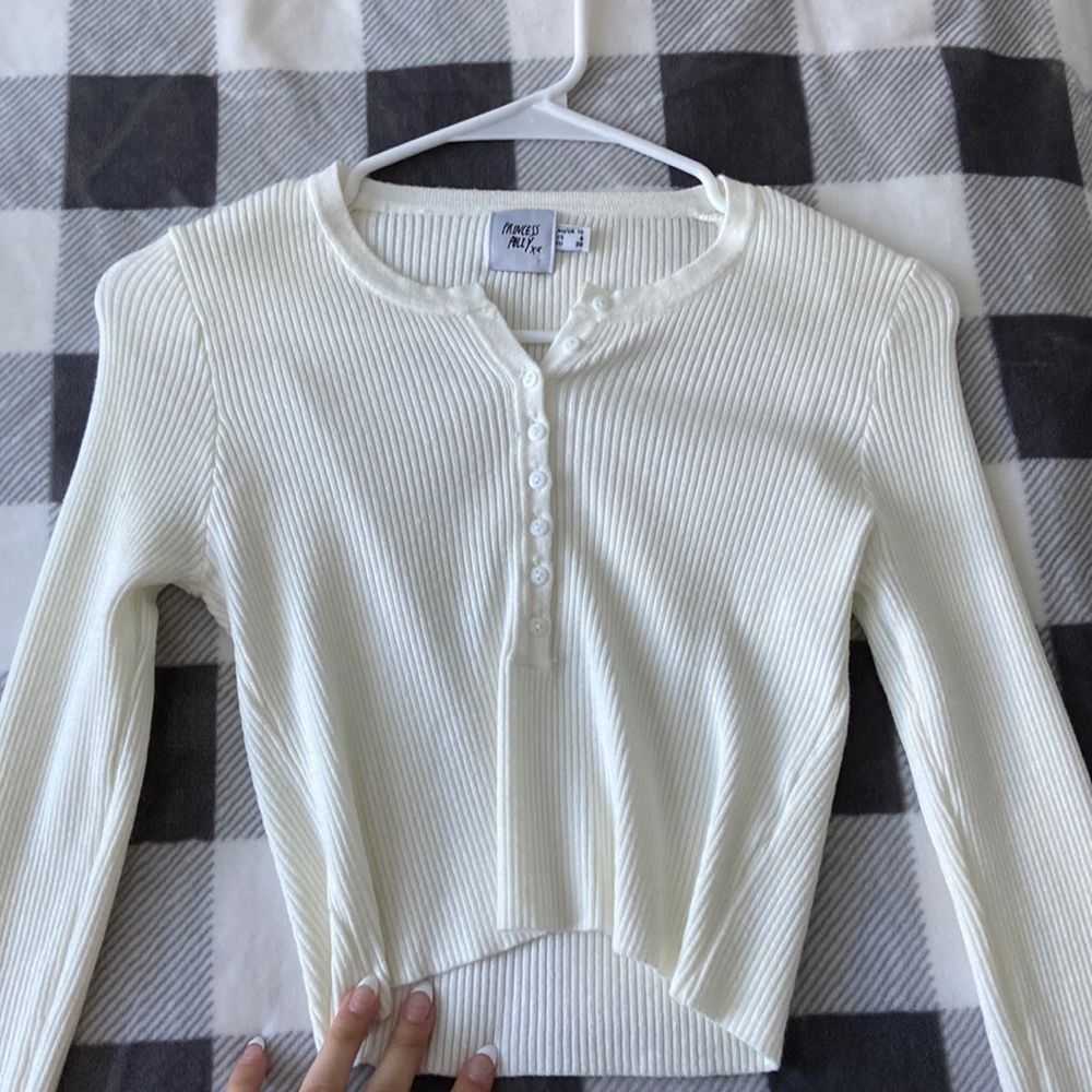 princess polly cream long sleeve